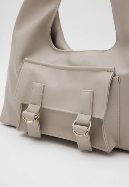 Salaş Deri Omuz Çantası Bej