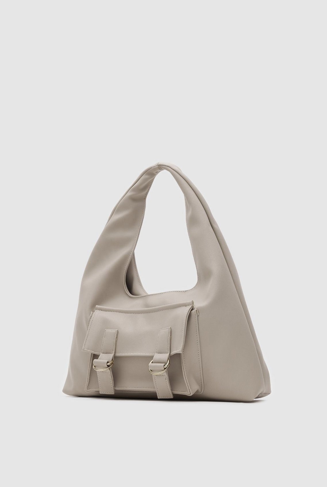 Salaş Deri Omuz Çantası Bej