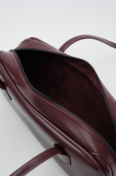 Basic Bordo Vintage Baget Çanta