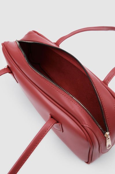 Basic Kırmızı Vintage Baget Çanta