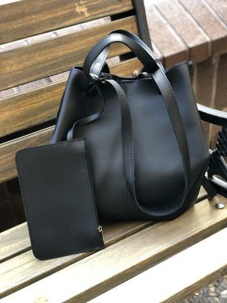 Monaco Siyah Omuz Çantası