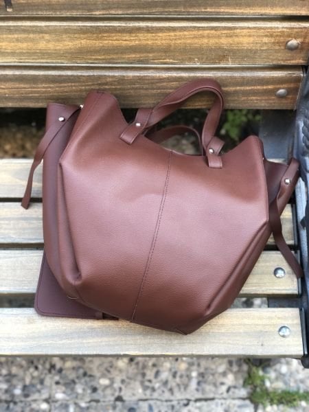 Monaco Fındık Kabuğu Omuz Çantası