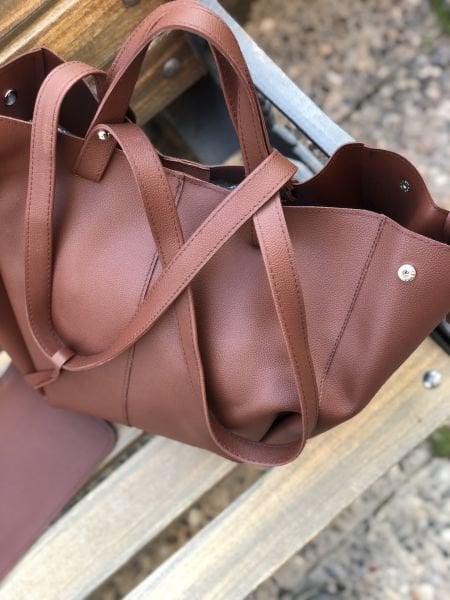 Monaco Fındık Kabuğu Omuz Çantası