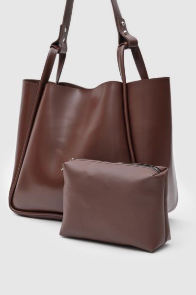 Manila Fındık Kabuğu Omuz Çantası