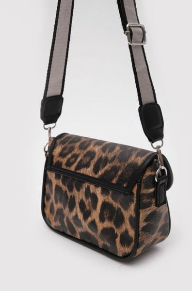 Leopar Desen Çapraz Çanta