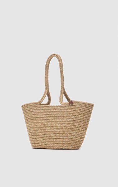 Cocos Vizon Handmade Hasır Omuz Çantası