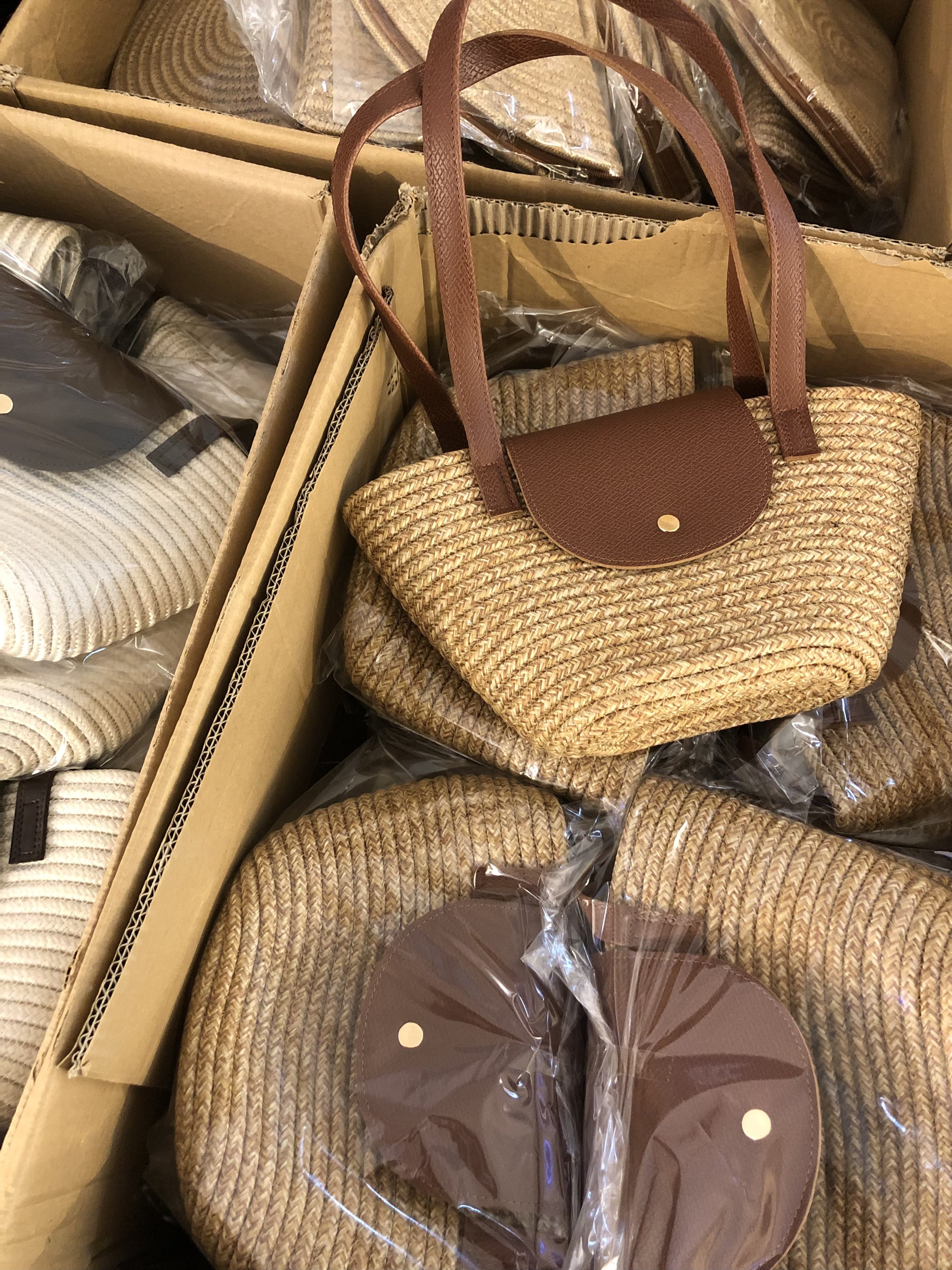 Zanzibar Vizon Handmade Hasır Omuz Çantası