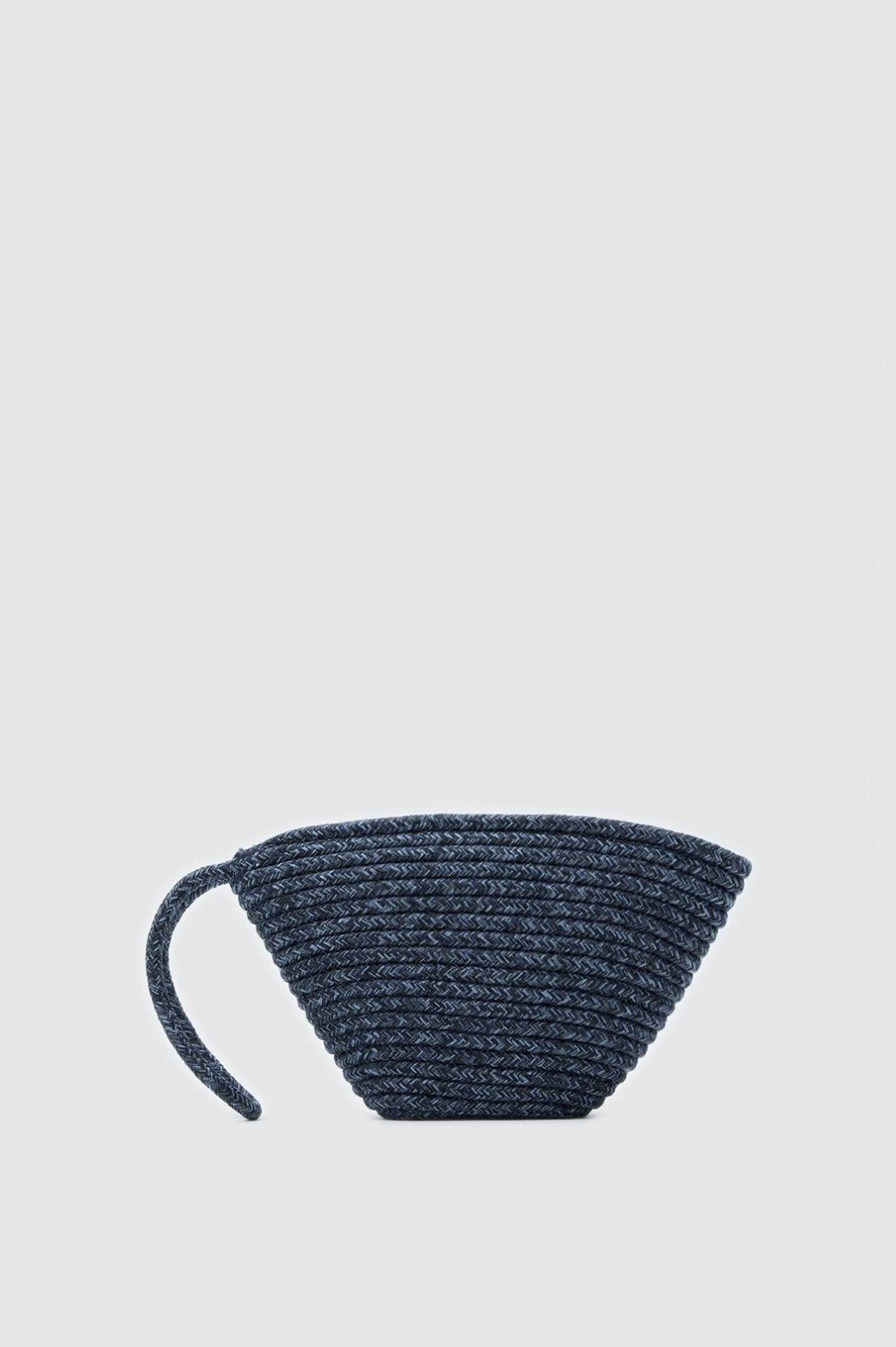 İbiza Mavi Handmade Hasır Clutch Çanta