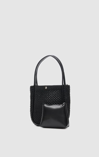 Mallorca Siyah Handmade Midi Omuz Çantası