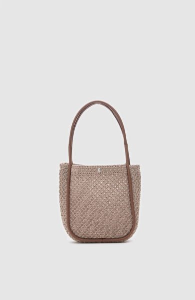 Mallorca Vizon Handmade Midi Omuz Çantası