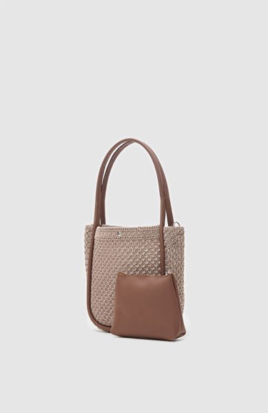 Mallorca Vizon Handmade Midi Omuz Çantası