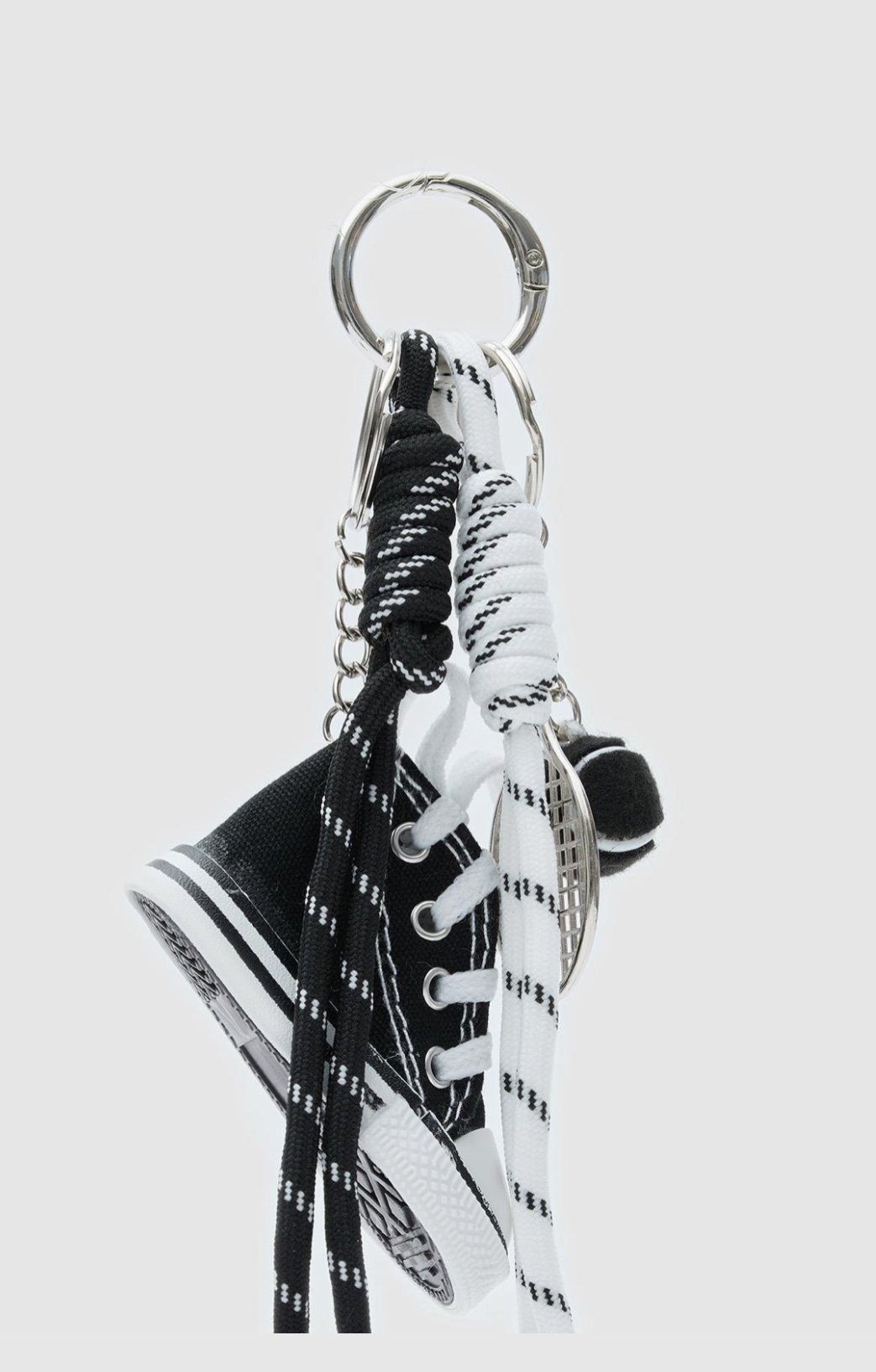 Siyah Ayakkabı Detaylı Çanta Charmı