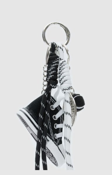 Siyah Ayakkabı Detaylı Çanta Charmı