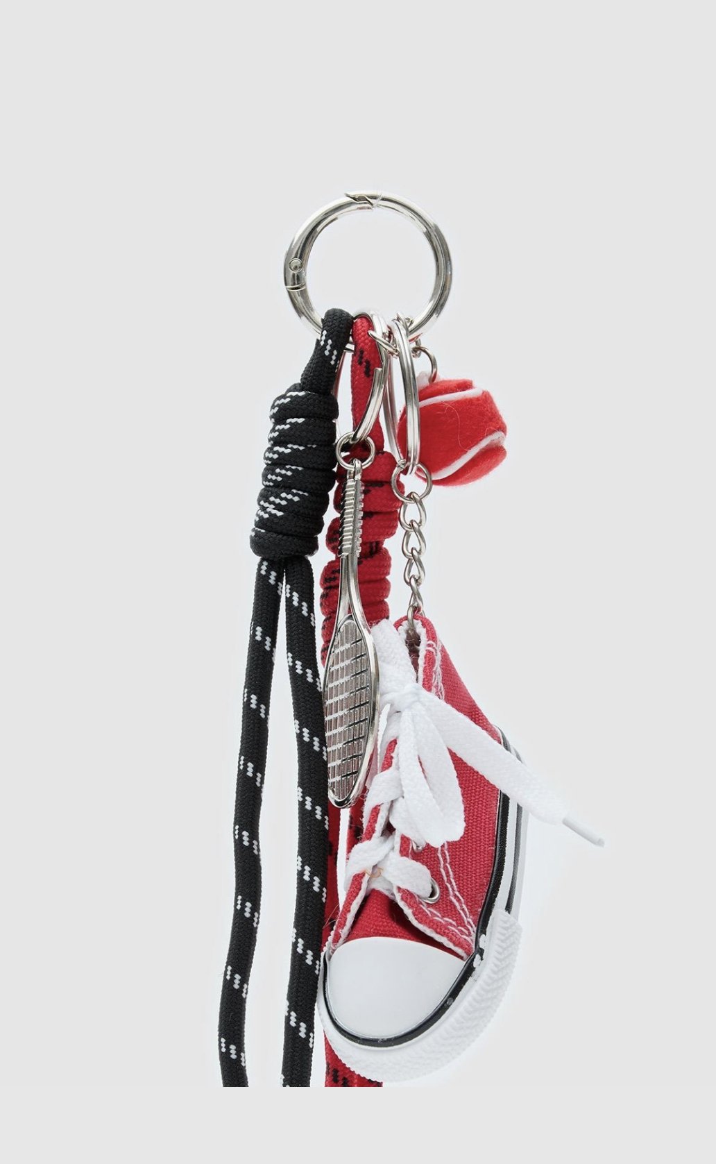 Kırmızı Ayakkabı Detaylı Çanta Charmı