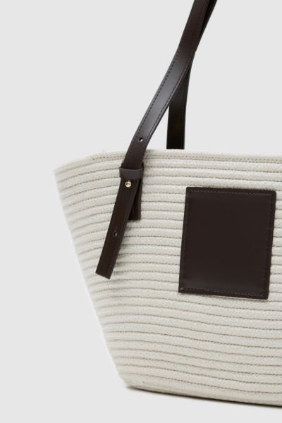 Bora Bora Hasır Çanta Krem