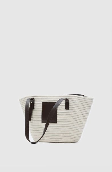 Bora Bora Hasır Çanta Krem