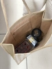 Hasır Çanta Pötikare