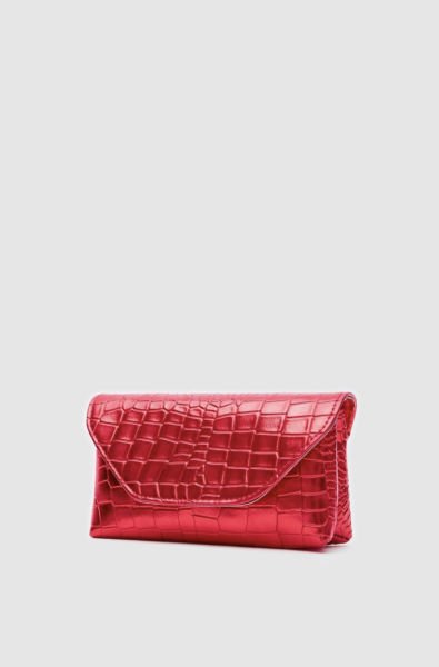 Rio Kırmızı Clutch Ve Çapraz Çanta