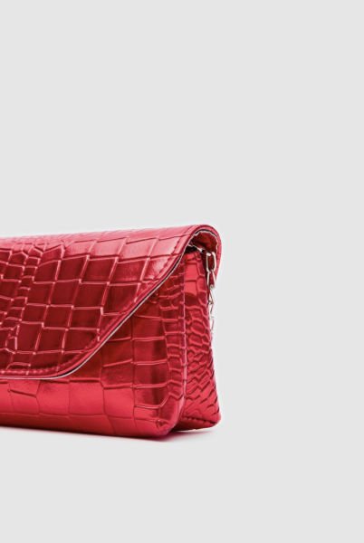 Rio Kırmızı Clutch Ve Çapraz Çanta