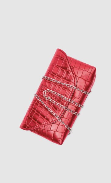 Rio Kırmızı Clutch Ve Çapraz Çanta