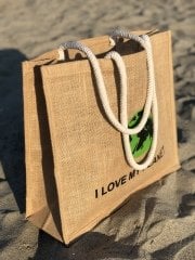 Desenli Plaj Çantası