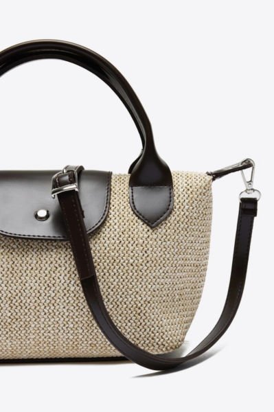 Hasır Small Omuz Çantası Acıkahve