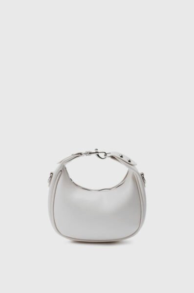 Kilit Detaylı Çapraz Çanta Krem