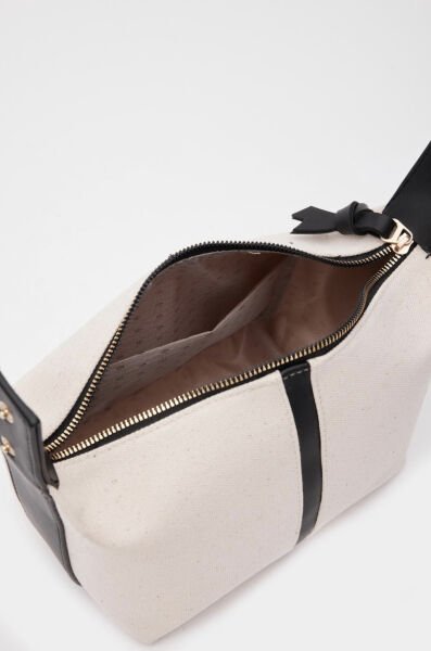 Kanvas El Ve Omuz Çantası Siyah