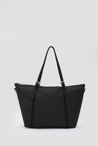 Su Geçirmez Omuz Çantası Siyah