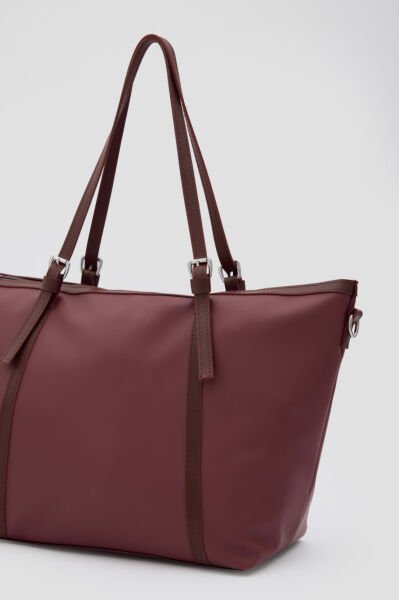 Su Geçirmez Omuz Çantası Bordo