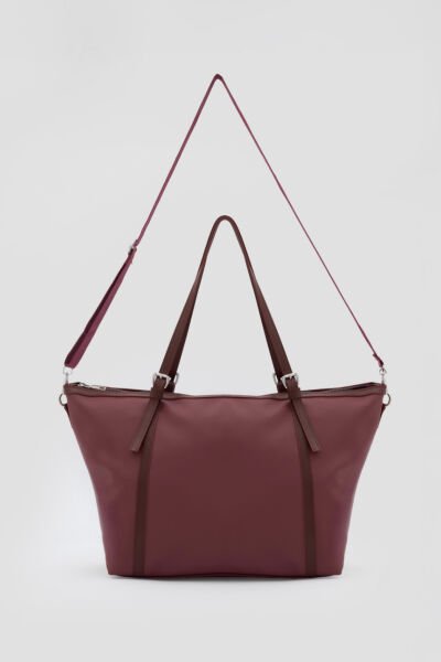 Su Geçirmez Omuz Çantası Bordo