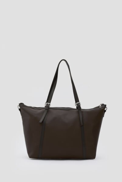 Su Geçirmez Omuz Çantası Acı Kahve