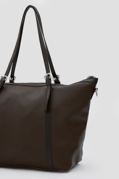 Su Geçirmez Omuz Çantası Acı Kahve