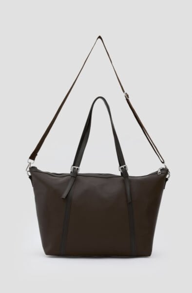 Su Geçirmez Omuz Çantası Acı Kahve