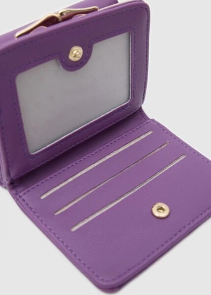 İncili Burslu Cüzdan Mor