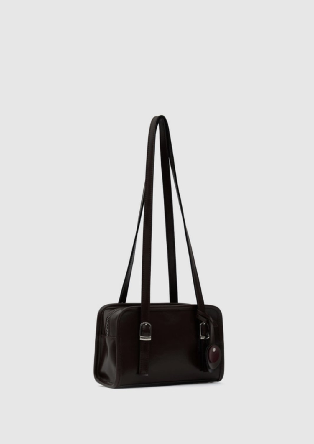 Retro Mini Omuz Çantası Kahve