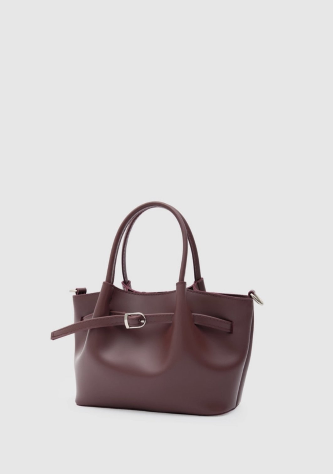 Kemerli El Ve Çapraz Çanta Bordo