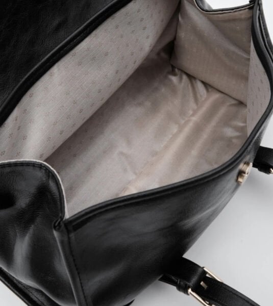 Vintage Baget Çanta Siyah