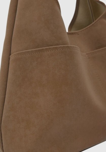 Süet Omuz Çantası Taba