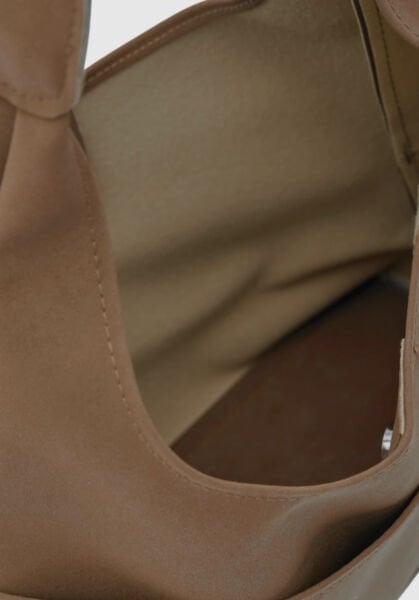 Süet Omuz Çantası Taba