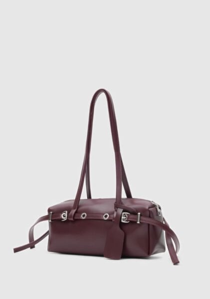 Samos Bordo Baget Çanta