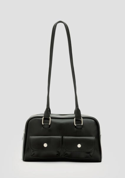 Retro Baget Çanta Siyah