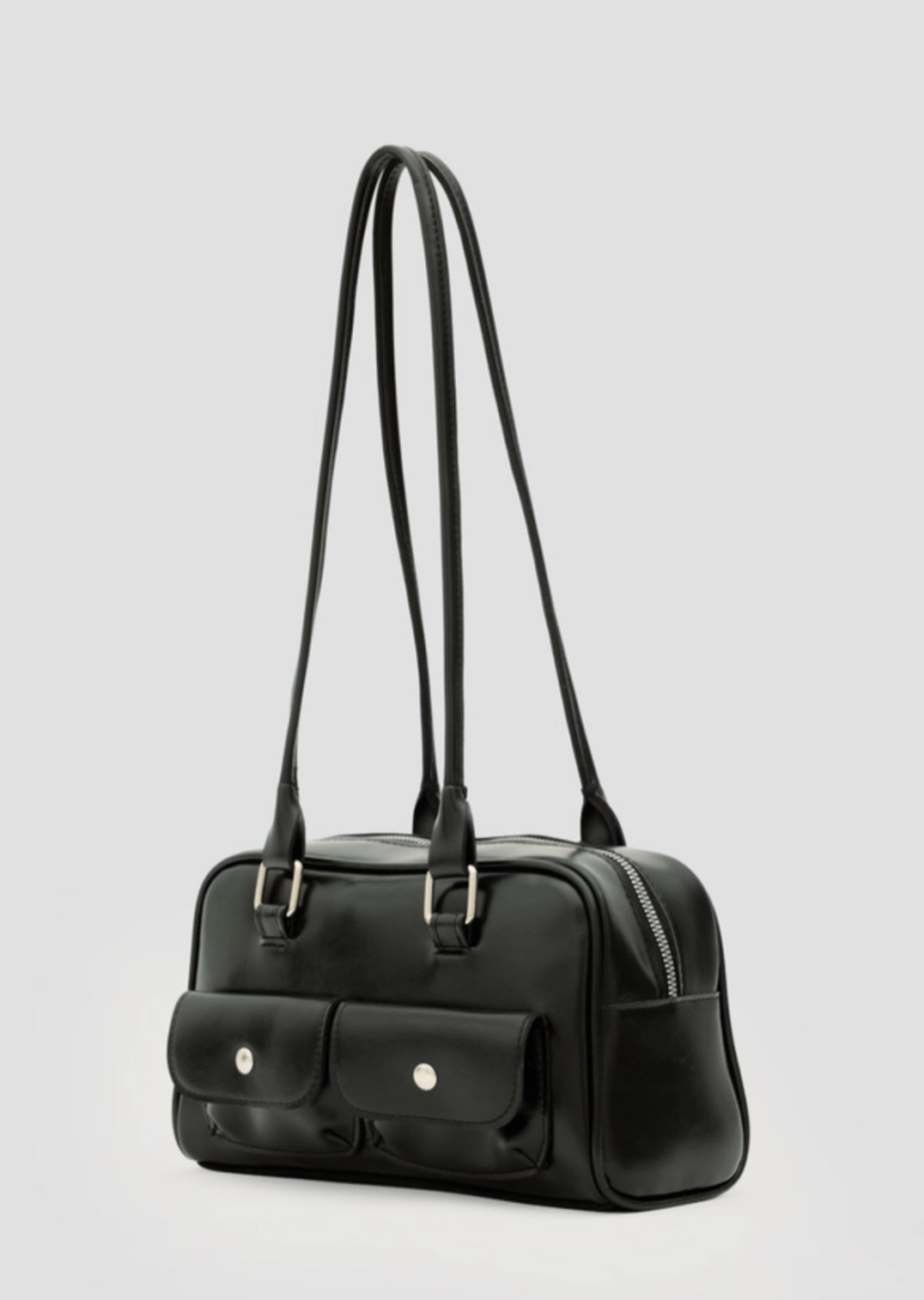 Retro Baget Çanta Siyah