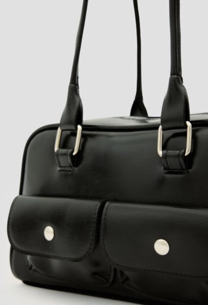 Retro Baget Çanta Siyah