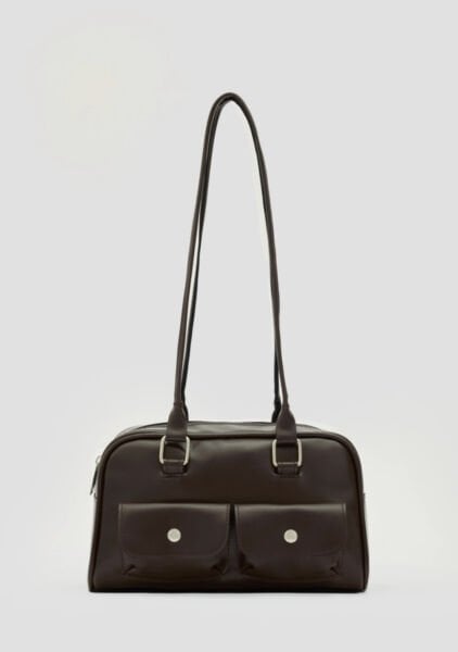 Retro Baget Çanta Kahve