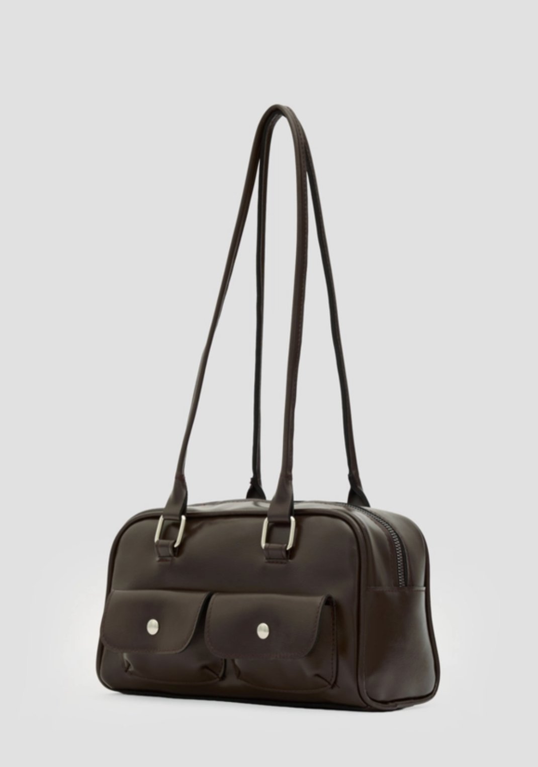 Retro Baget Çanta Kahve