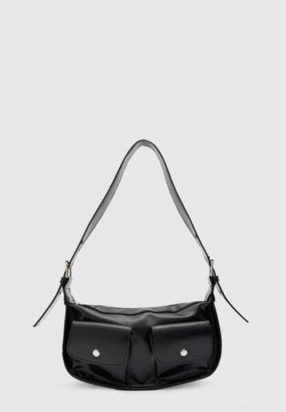 Vintage Baget Çanta Siyah