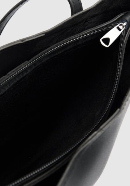 Fularlı Omuz Çantası Siyah