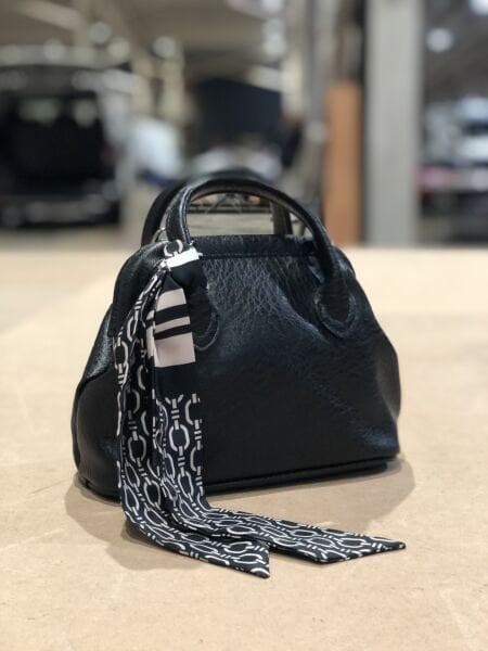 Burslu Vintage Çapraz Çanta Siyah