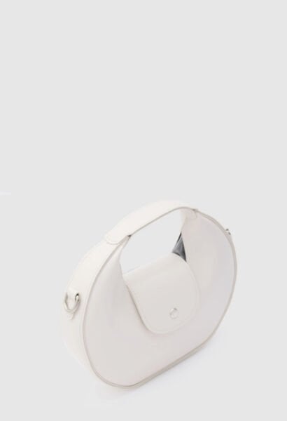 Kapaklı El Ve Çapraz Çanta Krem